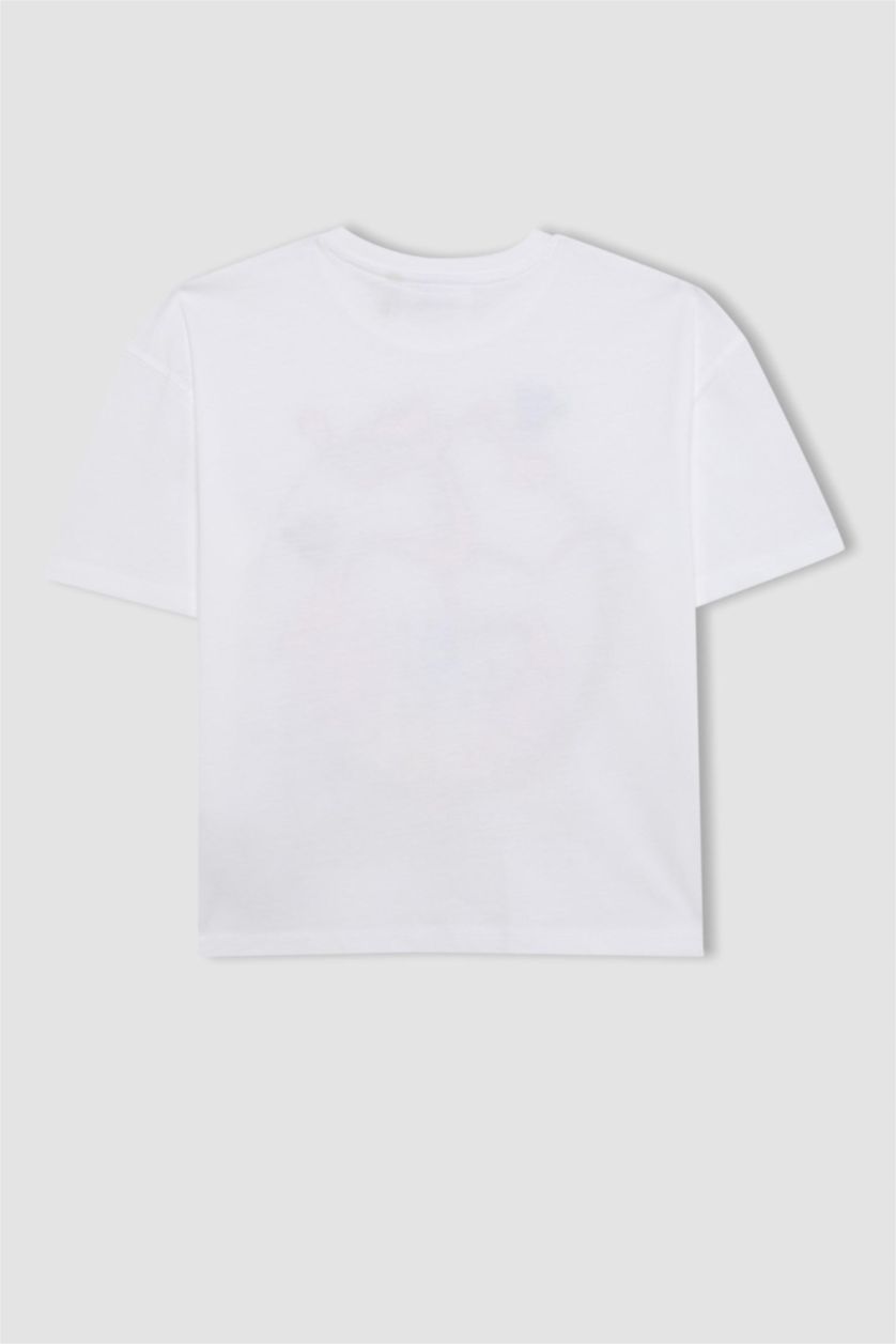 GIRLS & TEENS White Girl Pink Panther Oversize Fit Short Sleeve T-Shirt