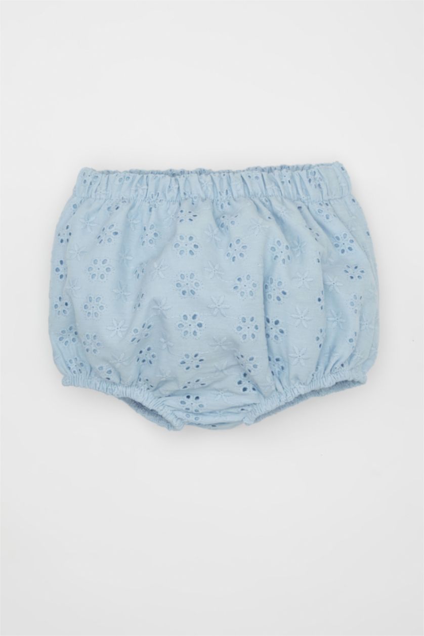 BABY GIRL Light Blue Baby Girl Embroidery Dress and Panty 2 Piece Set