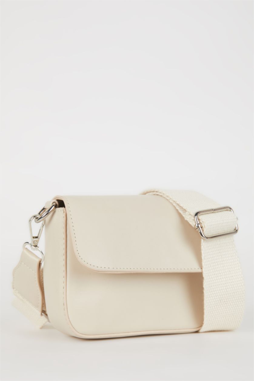 بنات بيج حقيبة كروس بودي بناتي من قماش منسوج