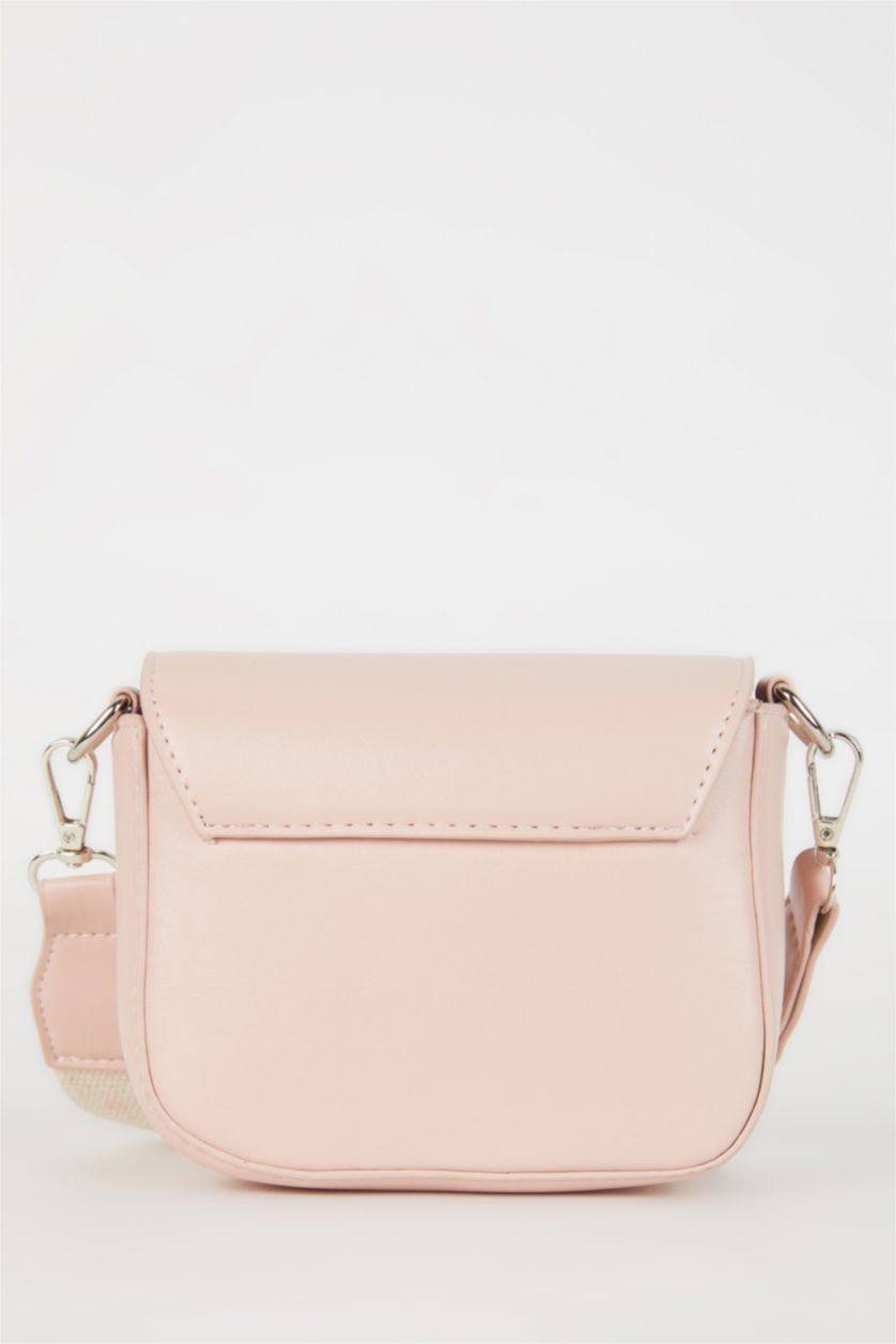 GIRLS & TEENS Light Pink Girl Canvas Crossbody Bag