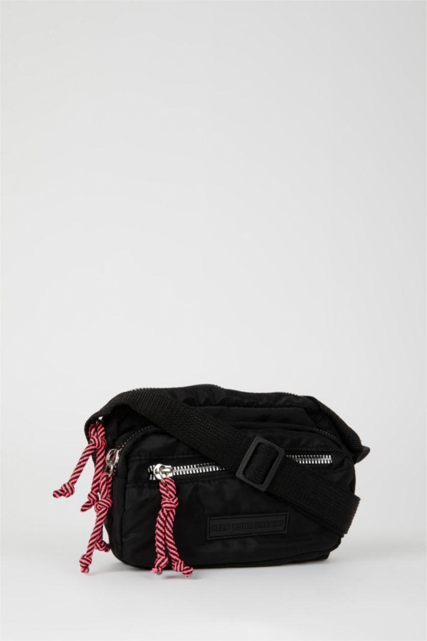 Kız Çocuk - Genç Kız Siyah Kız Çocuk Twill Çapraz Çanta