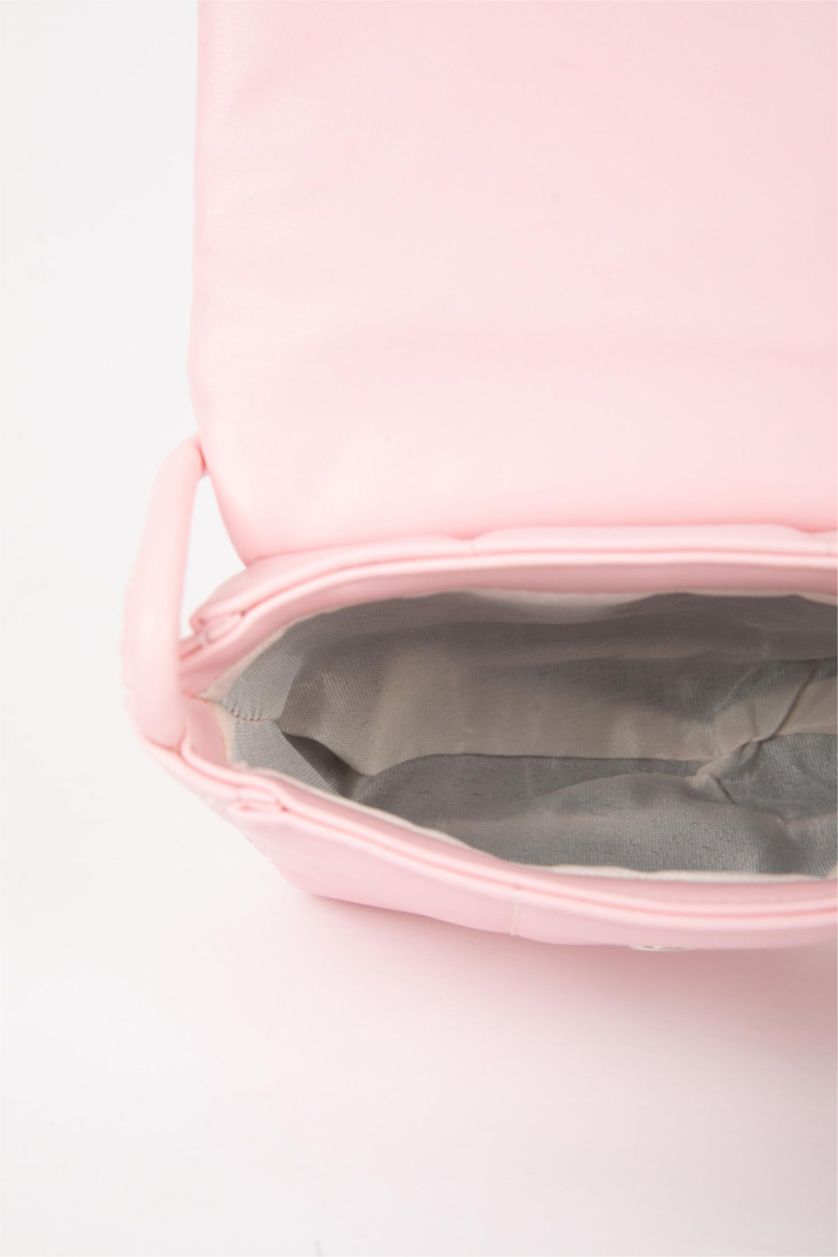 Kız Çocuk - Genç Kız Fuşya Kız Çocuk Suni Deri Çapraz Çanta