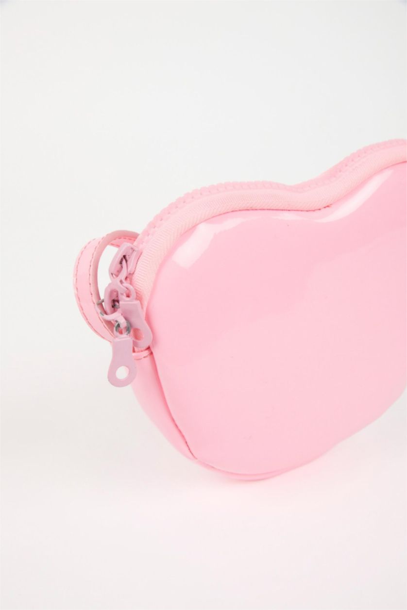 GIRLS & TEENS Pink Girl Shiny Faux Leather Handbag