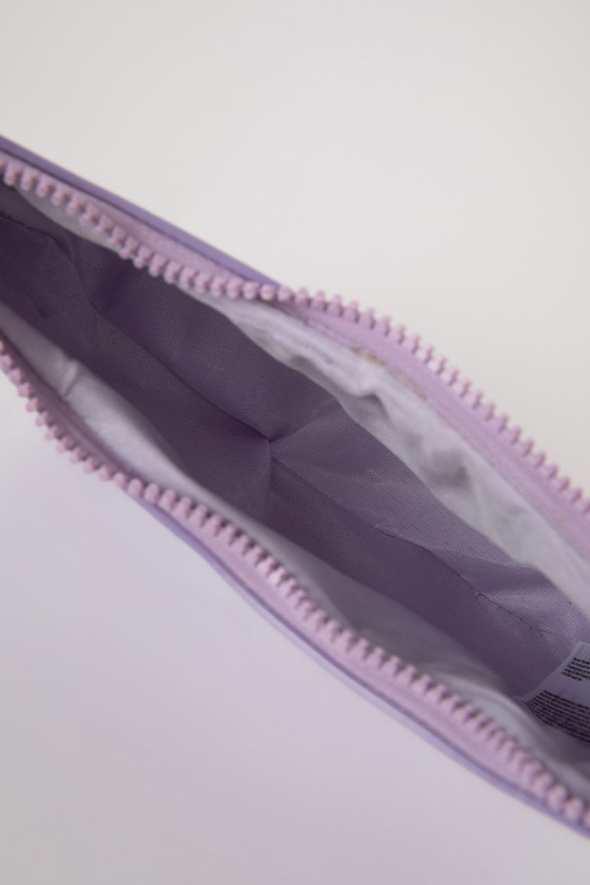 بناتي أرجواني شنطة كروس بودي بناتي قماش لامع بنفسجي