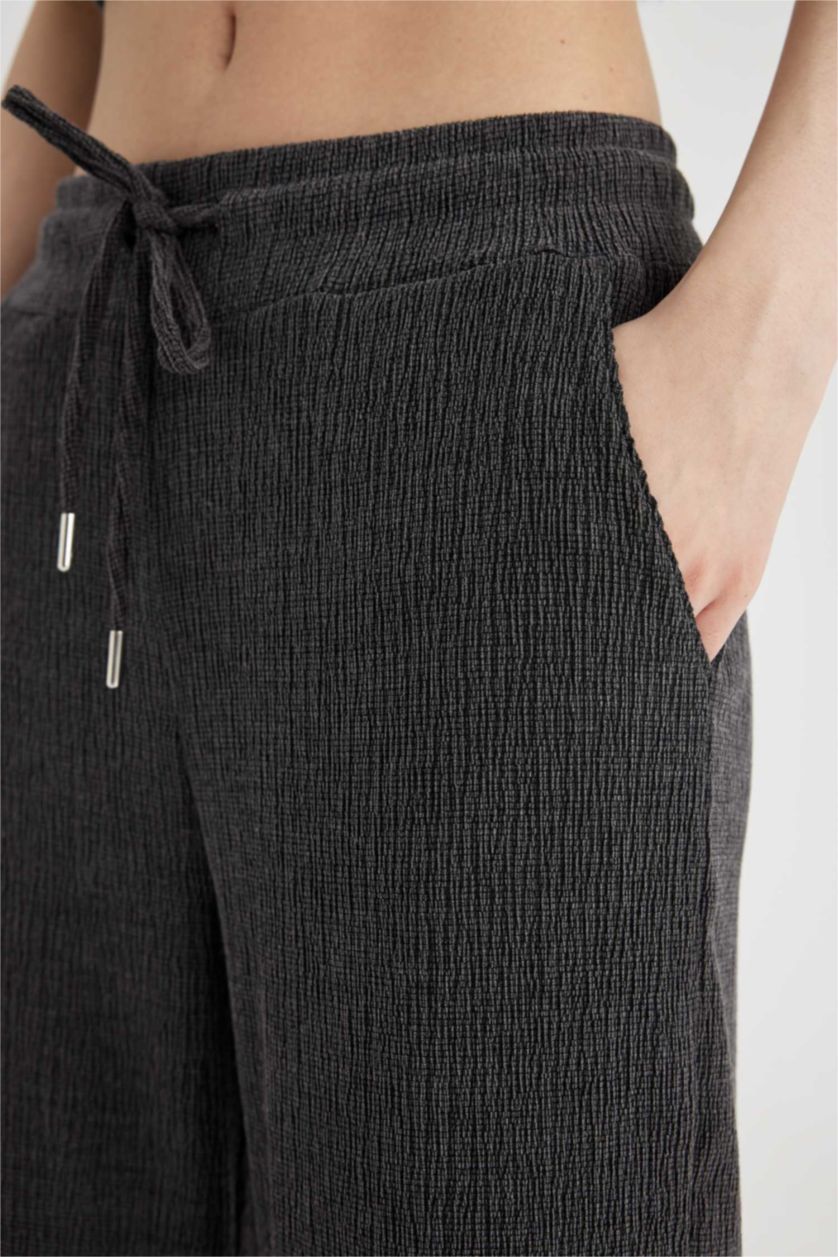 WOMAN Anthracite Wide Leg Trousers