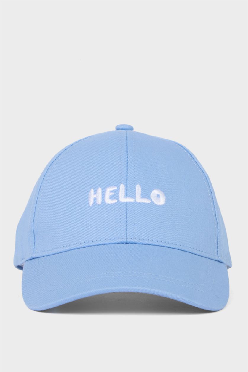 Erkek Bebek Royal Keten Karışımlı Baskılı Cap Şapka Erkek Bebek