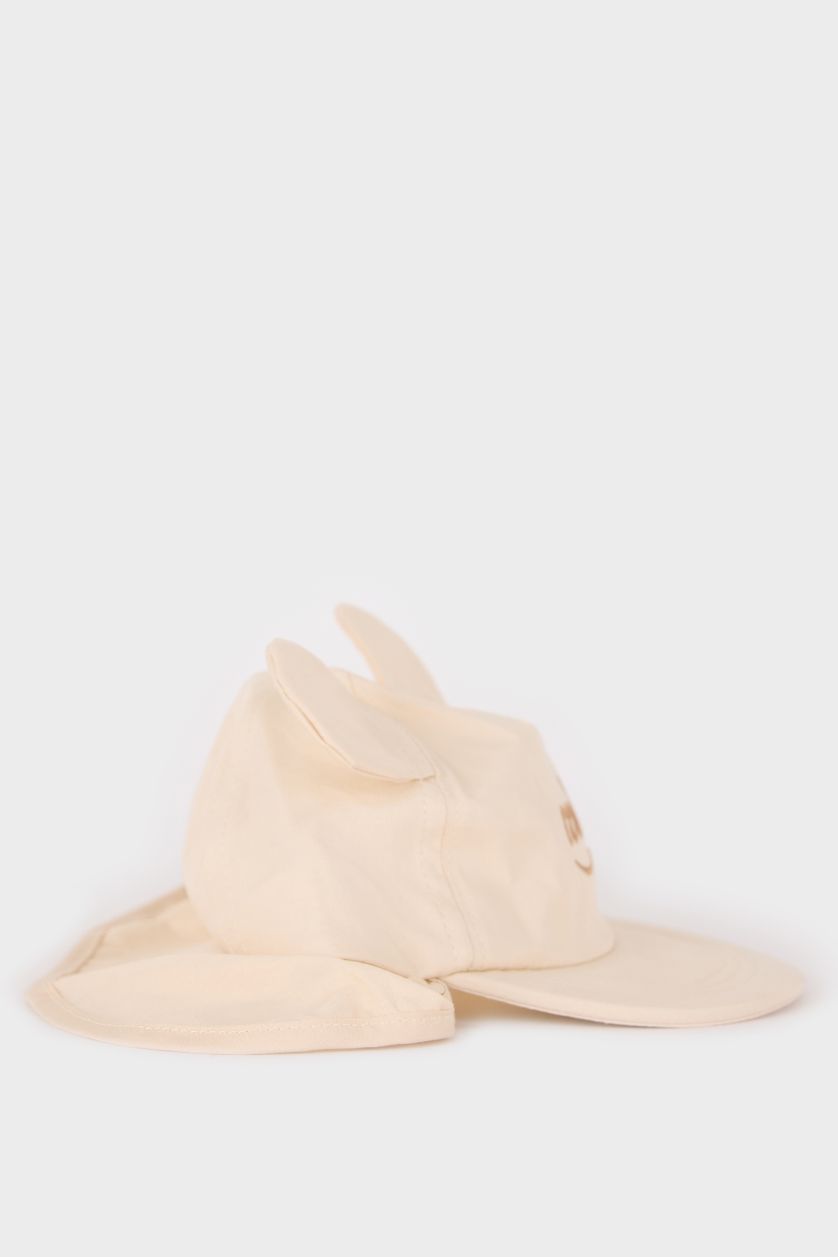 BABY BOY Stone Boy Baby Embroidered Neck Protected Cotton Cap