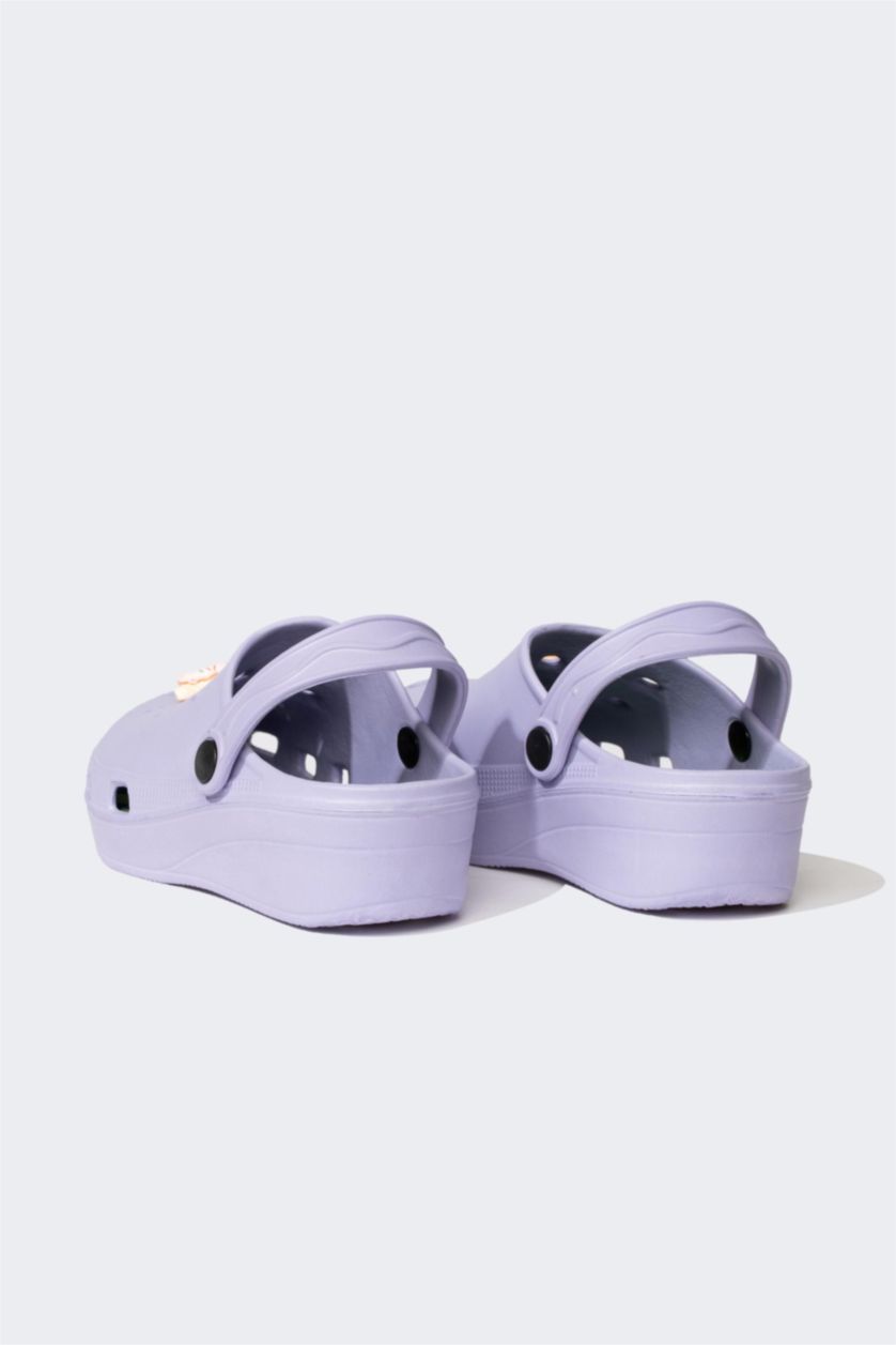 Girls & Teens Lilac Girl Slip On High Heel Sandals