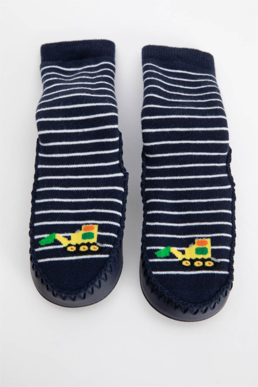 BABY BOY NAVY Baby Boy Cotton Home Socks