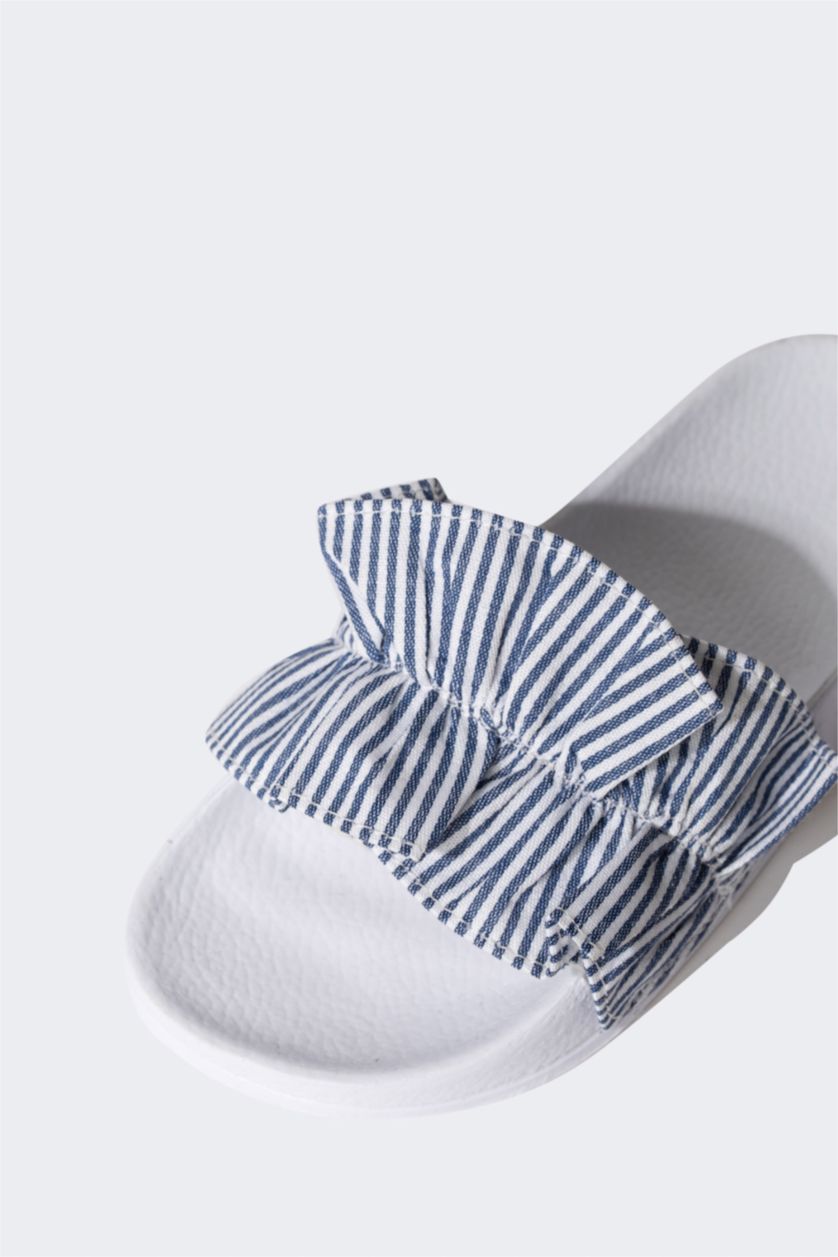 GIRLS & TEENS NAVY Girls Flat Sole Single Band Slippers