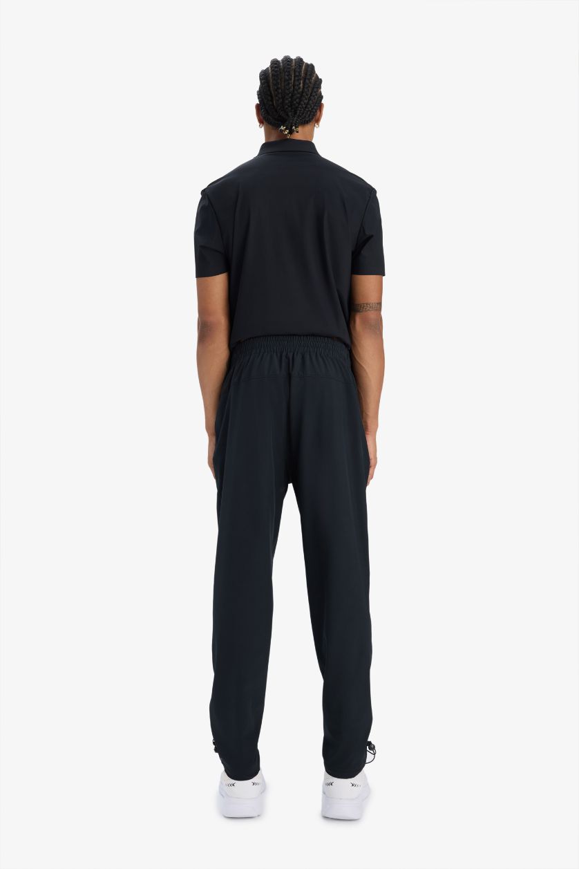 MAN Black DeFactoFit Slim Fit Double Pocket Woven Sports Joggers