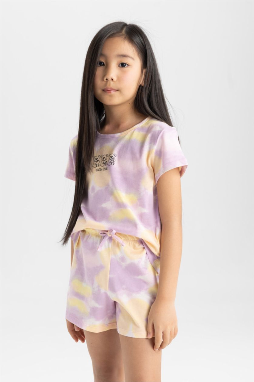 GIRLS & TEENS Lilac Girl Batik Patterned 2 Piece Pajama Set