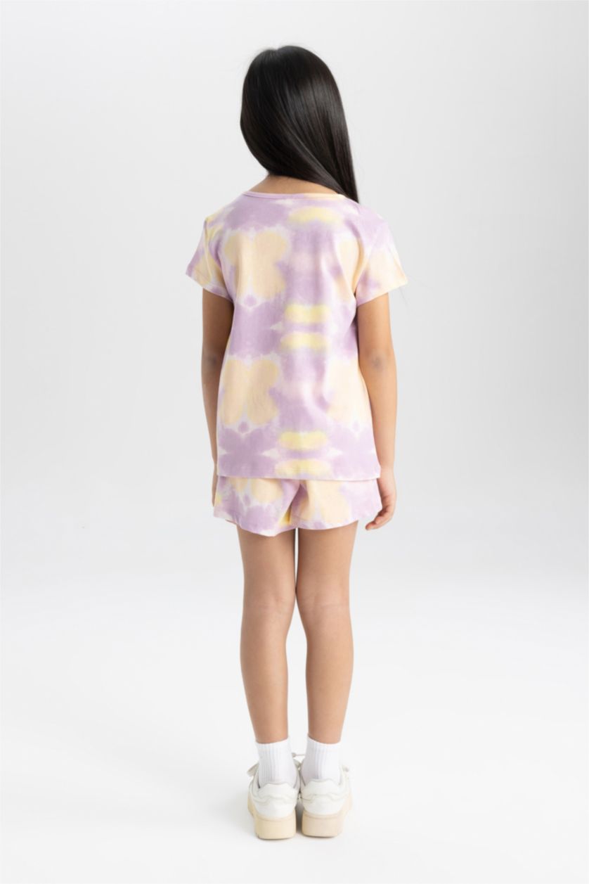 GIRLS & TEENS Lilac Girl Batik Patterned 2 Piece Pajama Set