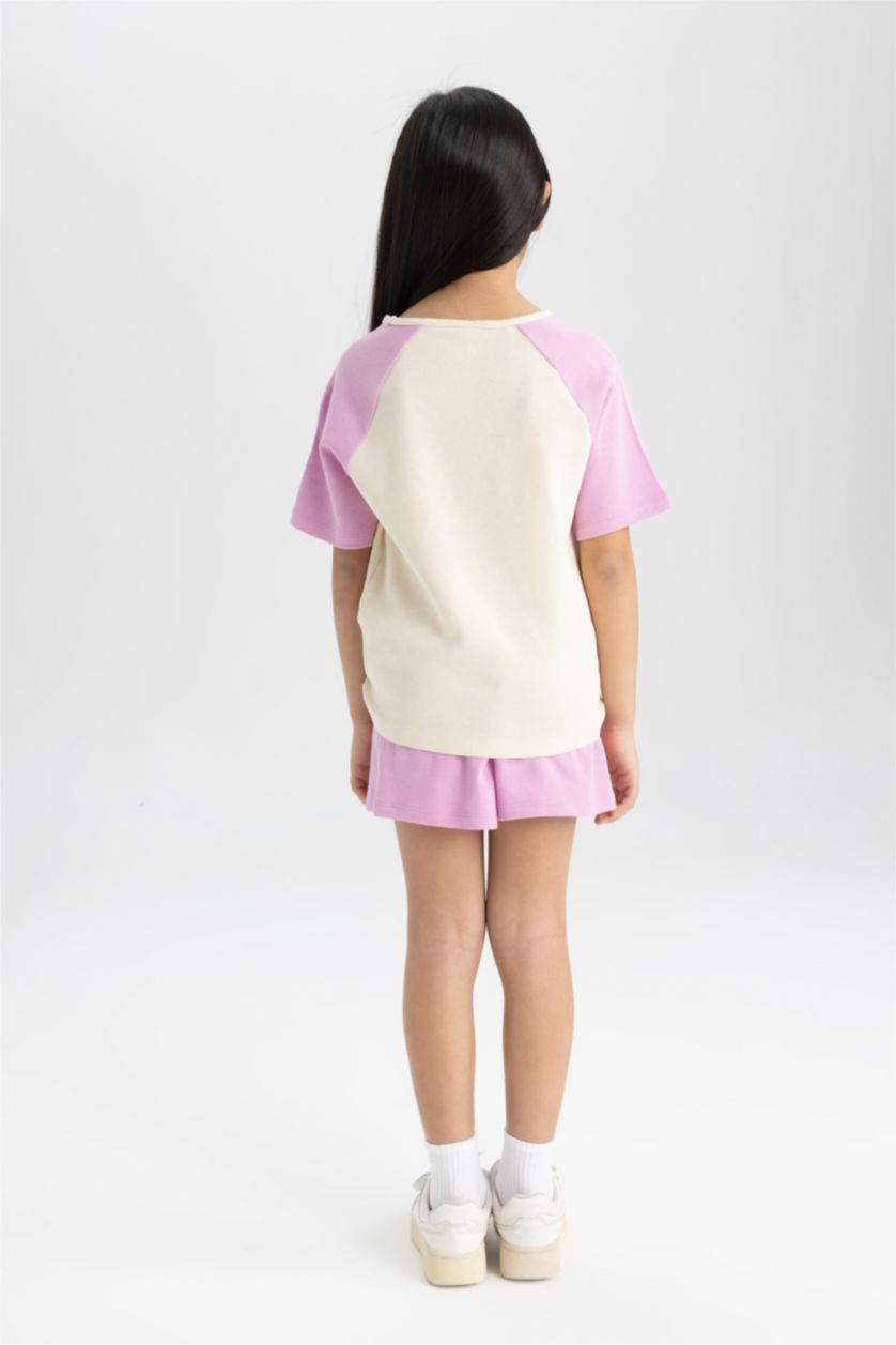 GIRLS & TEENS Pink Girl Printed 2 Piece Pajama Set