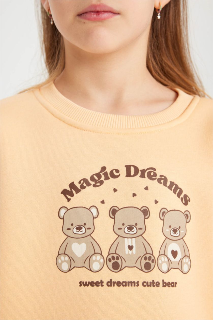 GIRLS & TEENS Salmon Girl Regular Fit 2 Piece Pajama Set