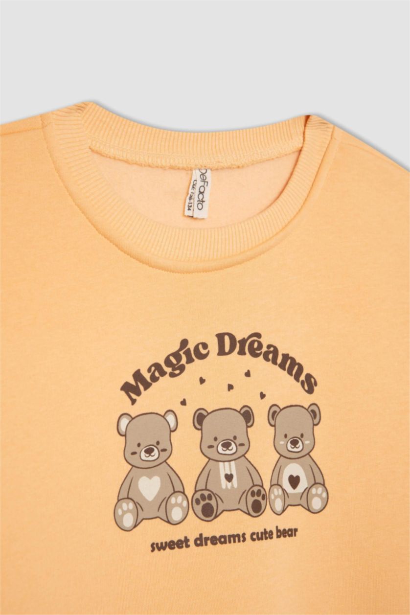 GIRLS & TEENS Salmon Girl Regular Fit 2 Piece Pajama Set