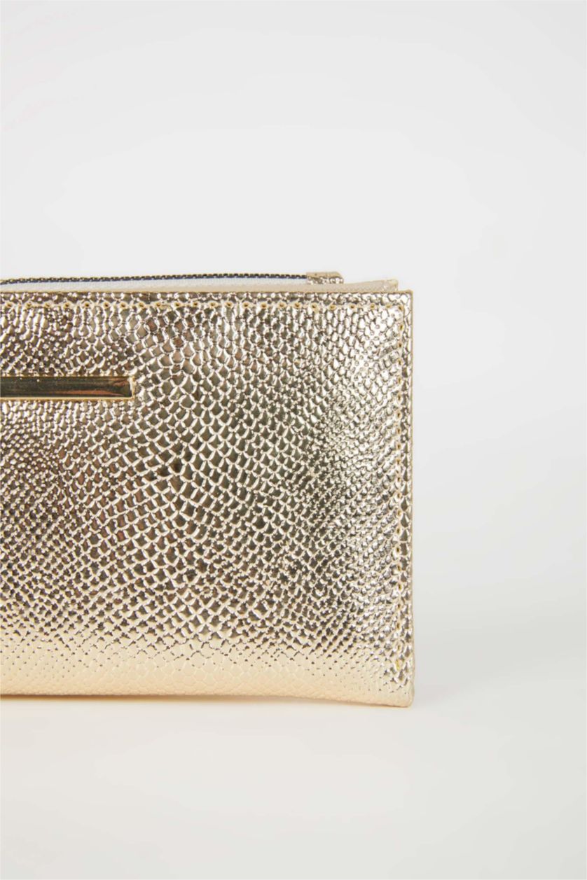 Kadın Altın Kadın Suni Deri Cüzdan