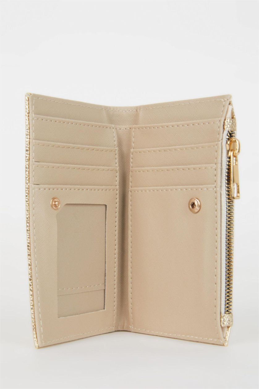 Kadın Altın Kadın Suni Deri Cüzdan