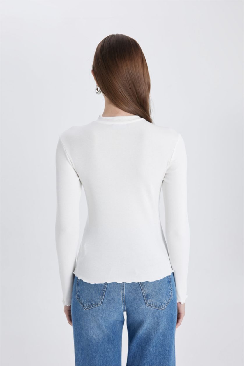 WOMAN Ecru Camisole Long Sleeve Tunic