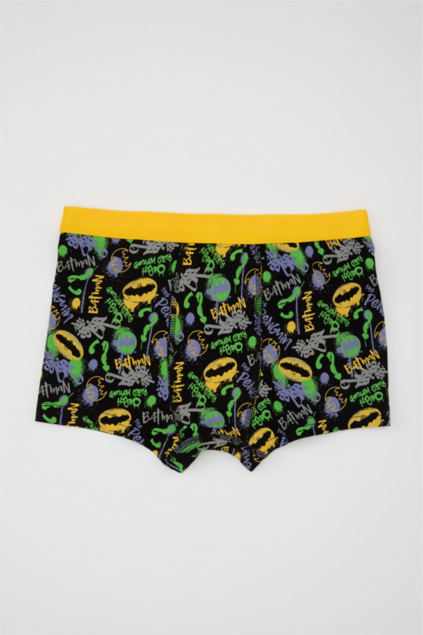 BOYS & TEENS Black Boy 3 piece Batman Licence Printed Boxer