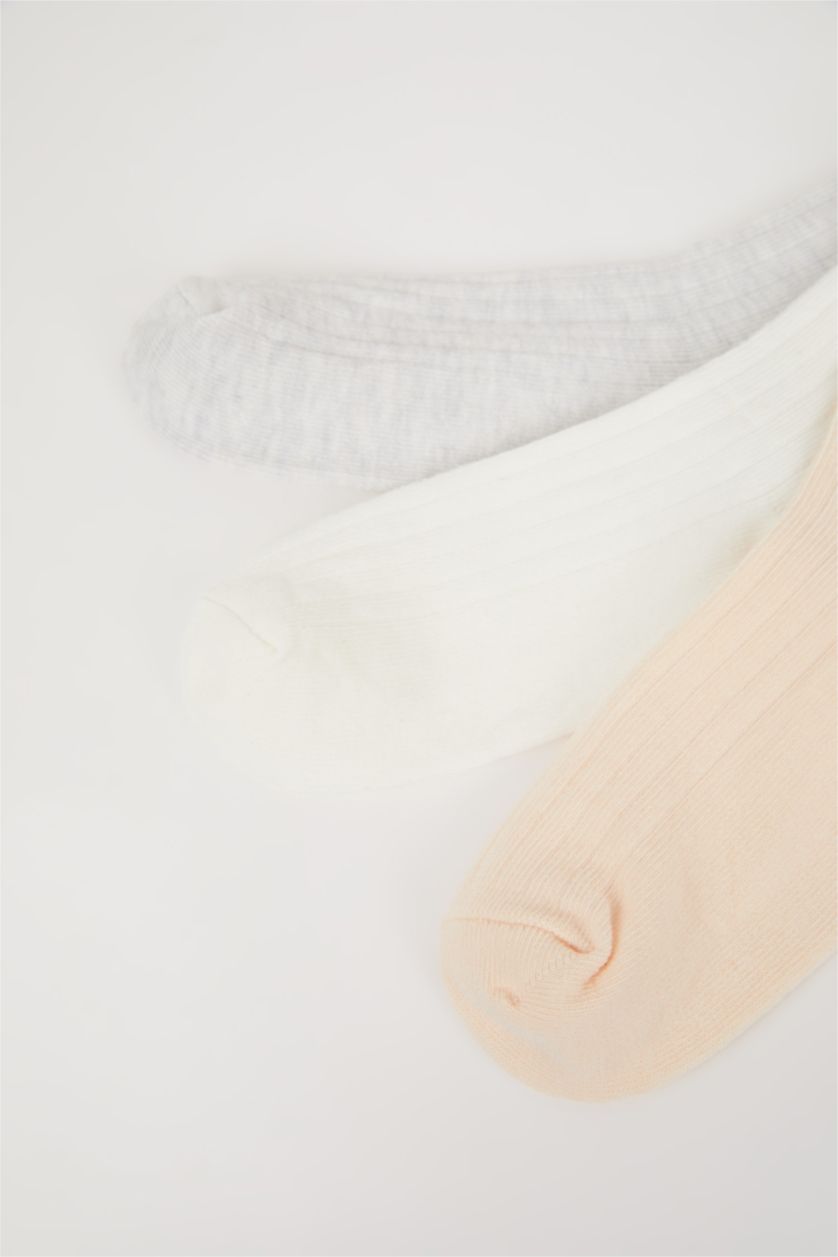 بنات Karma جوارب بناتي طويل قطن - 3 قطع