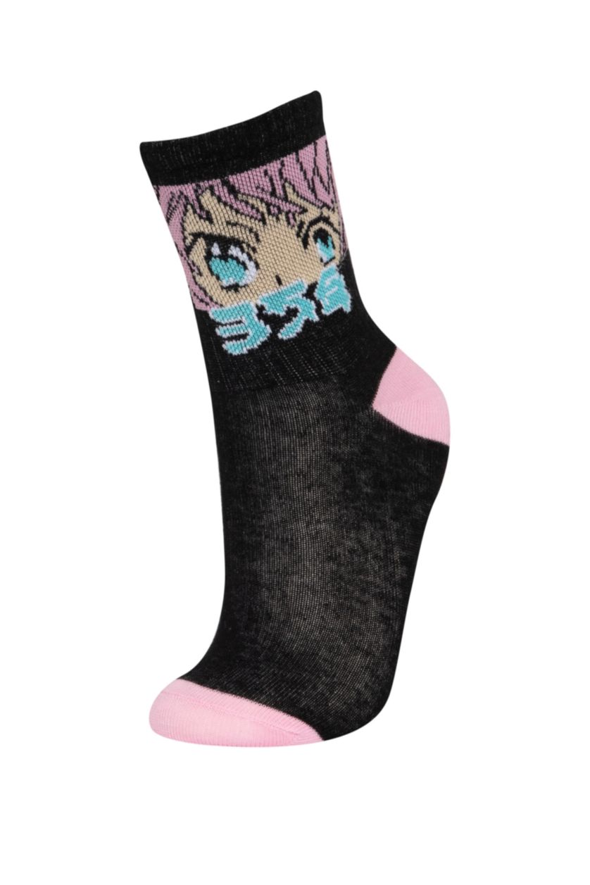 FILLES Karma Chaussettes Longues Coton pour Fille - 5 Paires