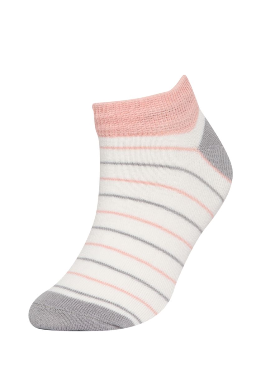 Kız Çocuk - Genç Kız Karma Kız Çocuk 5'li Pamuklu Çiçek Desenli Uzun Çorap