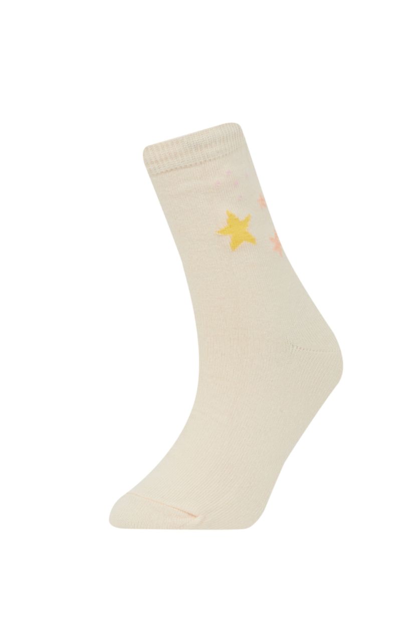 بنات Karma جوارب طويلة قطن - 5 قطع