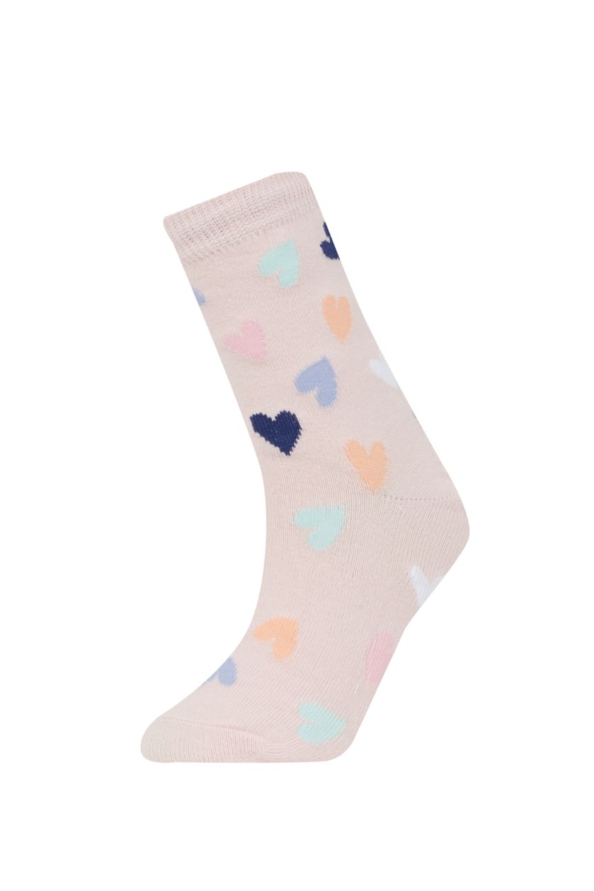 بنات Karma جوارب طويلة قطن - 5 قطع