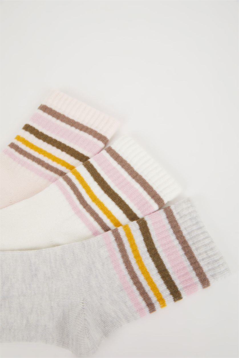 بنات Karma جوارب بناتي طويلة قطن - 3 قطع