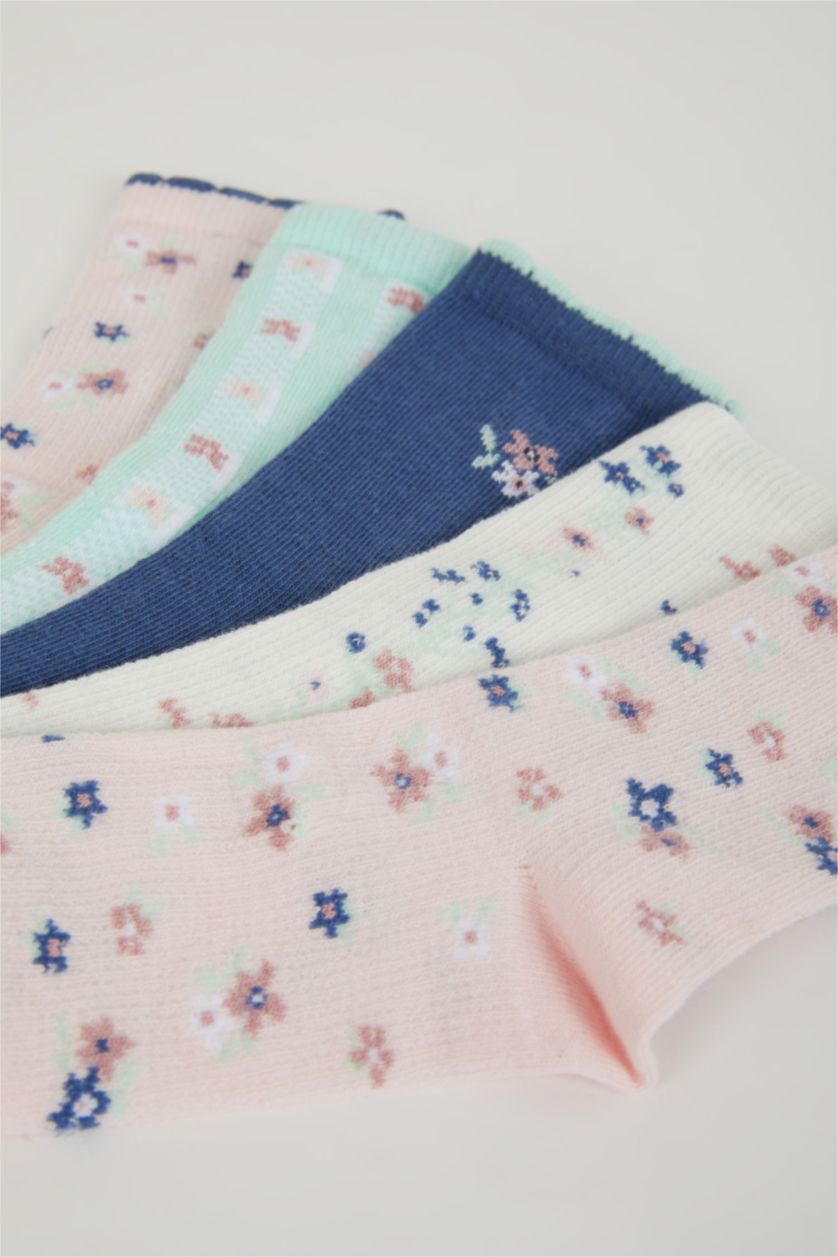 FILLES Karma Chaussettes Longues Coton pour Fille - 5 Paires