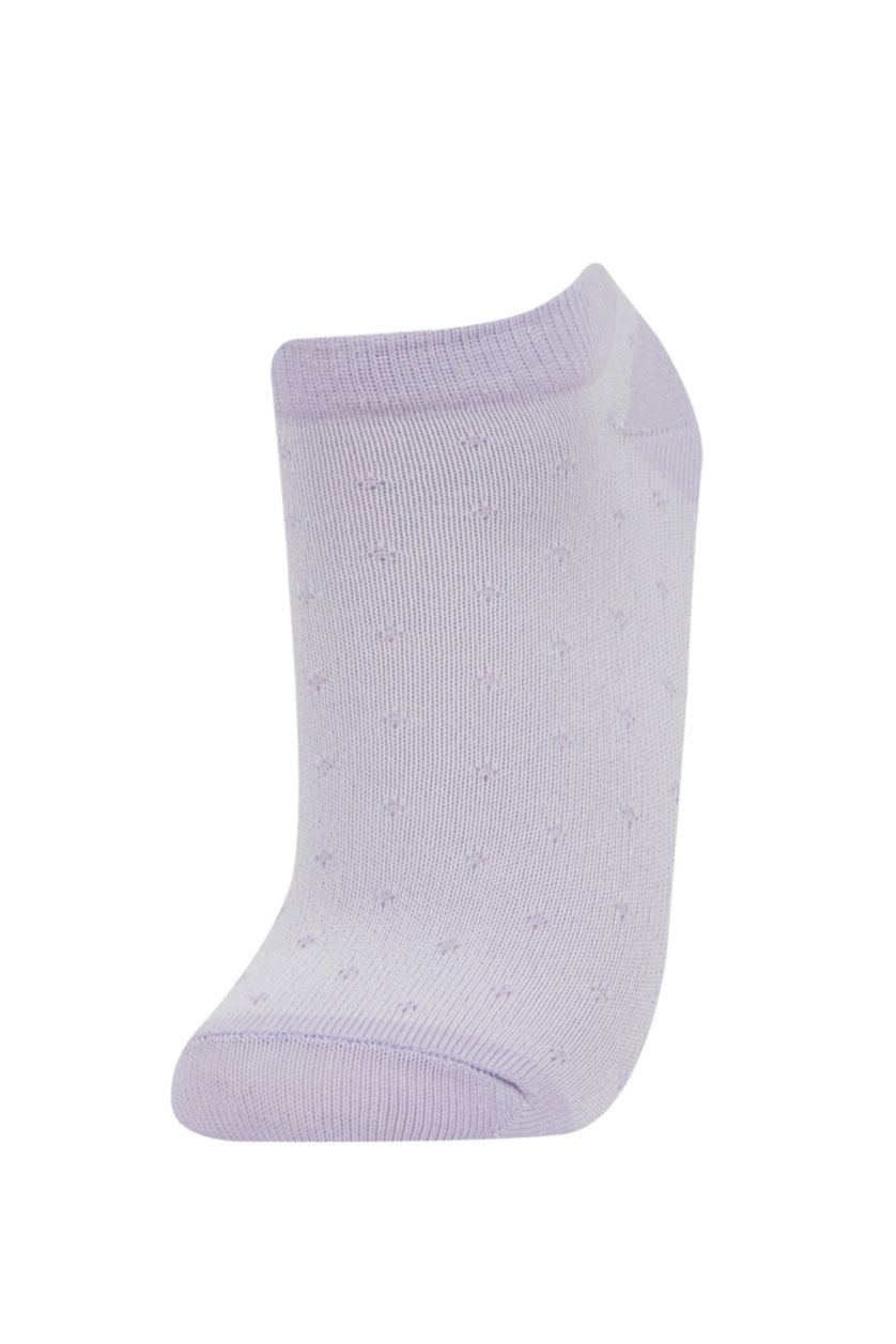 بناتي MIXED شرابات قصيرة بناتي قطن - 5 قطع