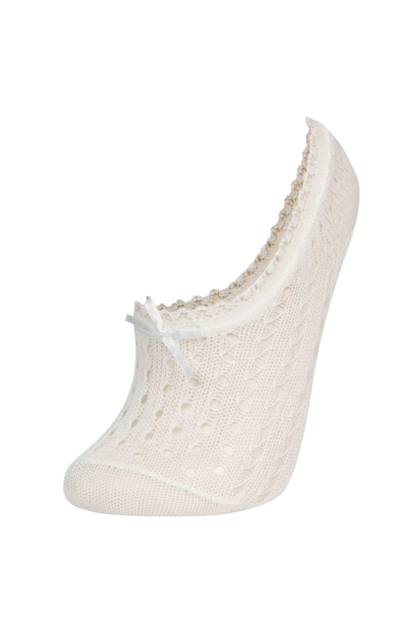 بنات أبيض (000) جوارب قصيرة قطن بناتي - 3 قطع