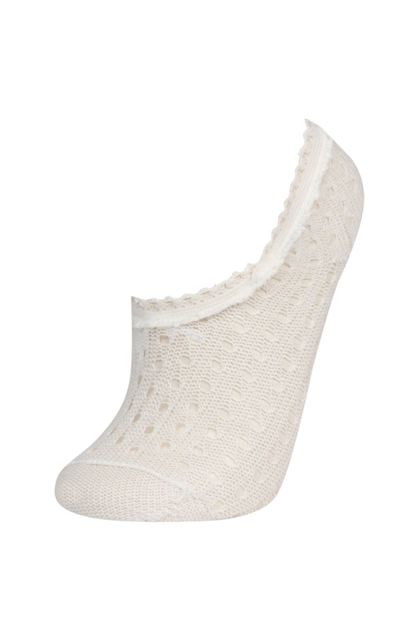 بنات أبيض (000) جوارب قصيرة قطن بناتي - 3 قطع