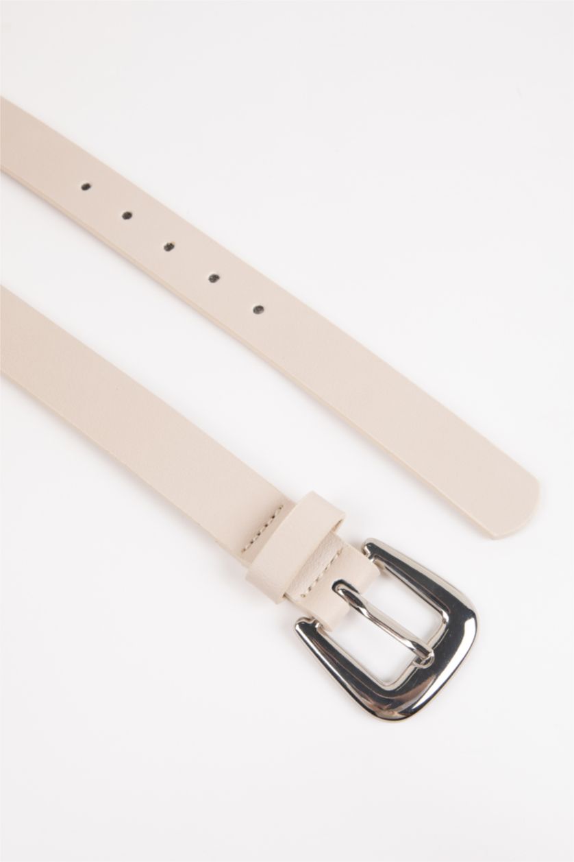 حريمي بيج حزام حريمي كلاسيكي جلد صناعي