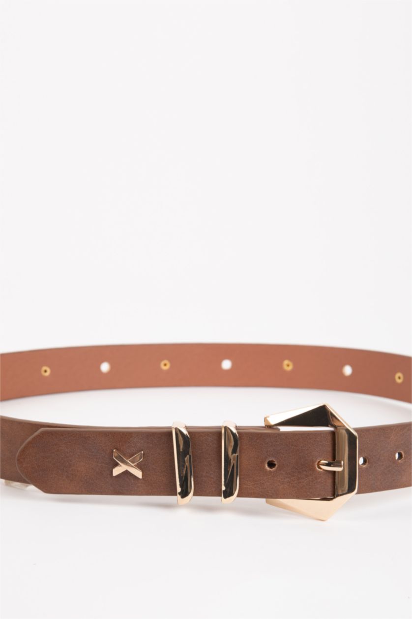 نساء خزان حزام كلاسيكي نسائي جلد صناعي