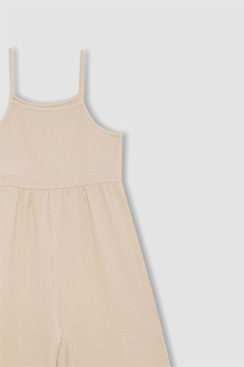 Kız Çocuk - Genç Kız Taş Kolsuz Uzun Tulum Kız Çocuk