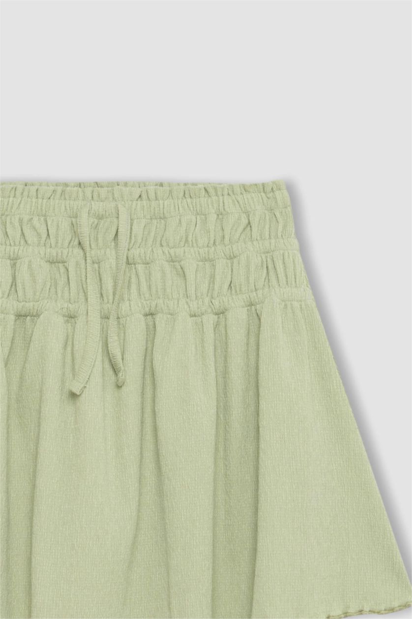 بناتي أخضر فاتح جيبة بناتي