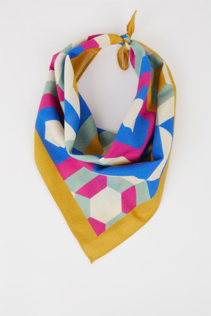 FEMME Vert Bandana Imprimé Pour Femme