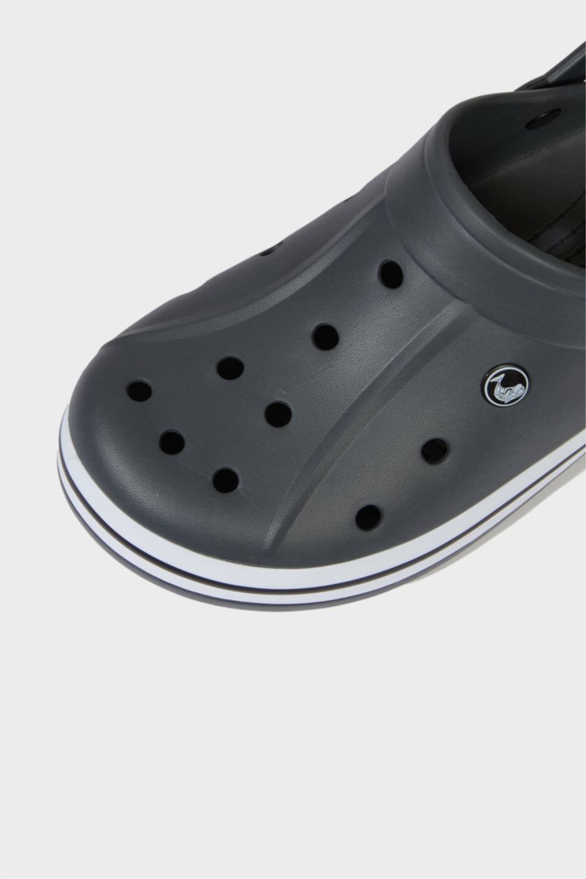 Erkek Gri Erkek Tek Bantlı Yüksek Taban Eva Sandalet