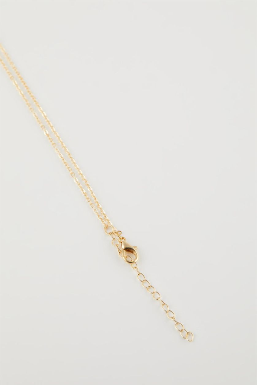 Woman Karma Woman New Year Figured Gold Necklace