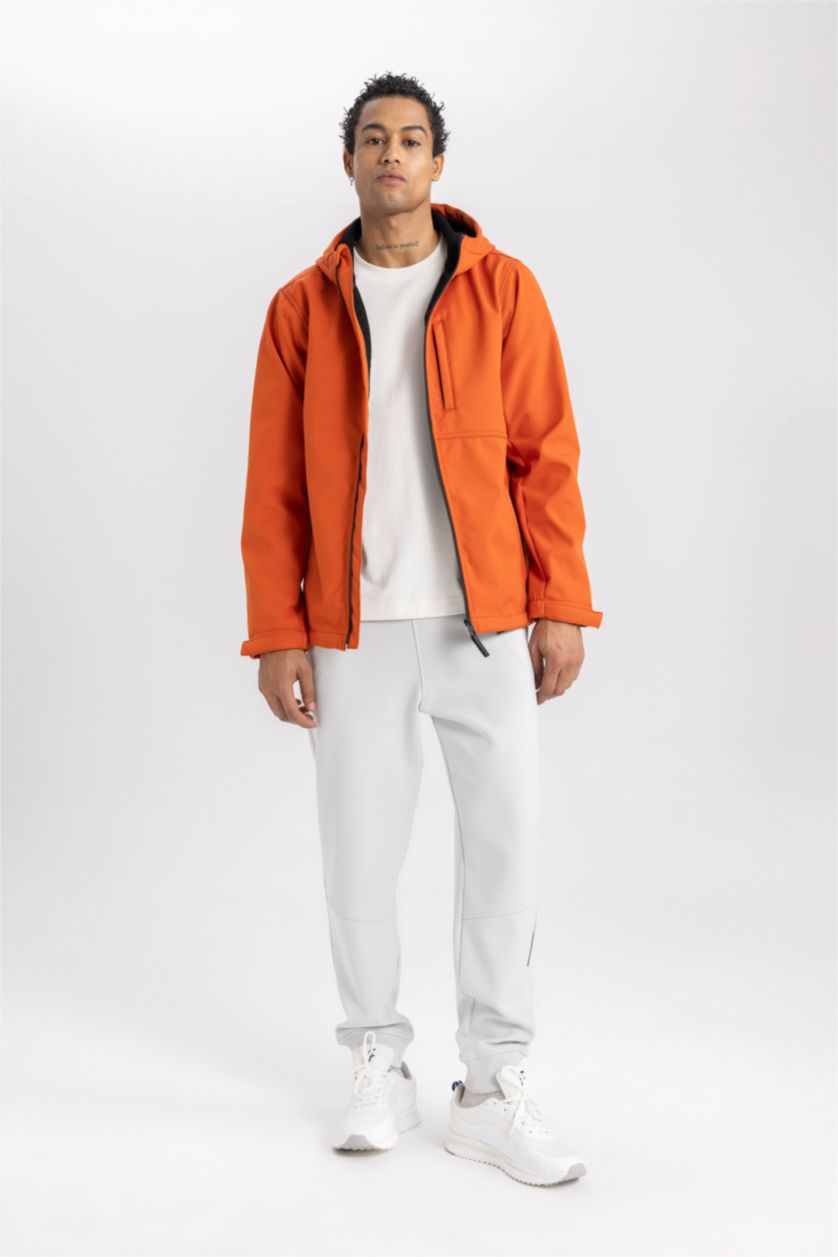MAN Orange DeFactoFit Water Repellent Regular Fit Softshell Jacket