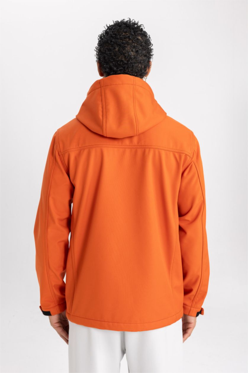 MAN Orange DeFactoFit Water Repellent Regular Fit Softshell Jacket