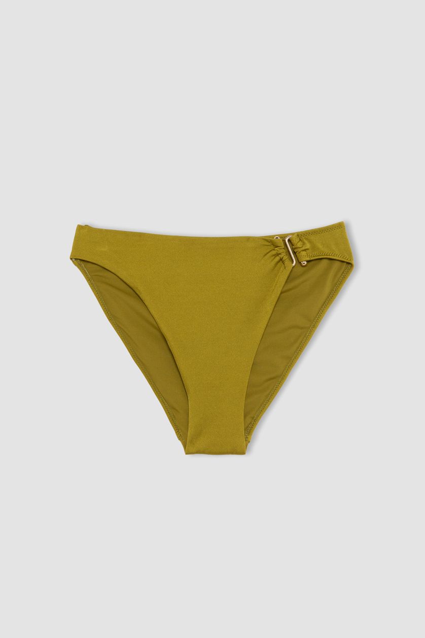 WOMAN Olive Fall in Love Regular Fit Bikini Bottom