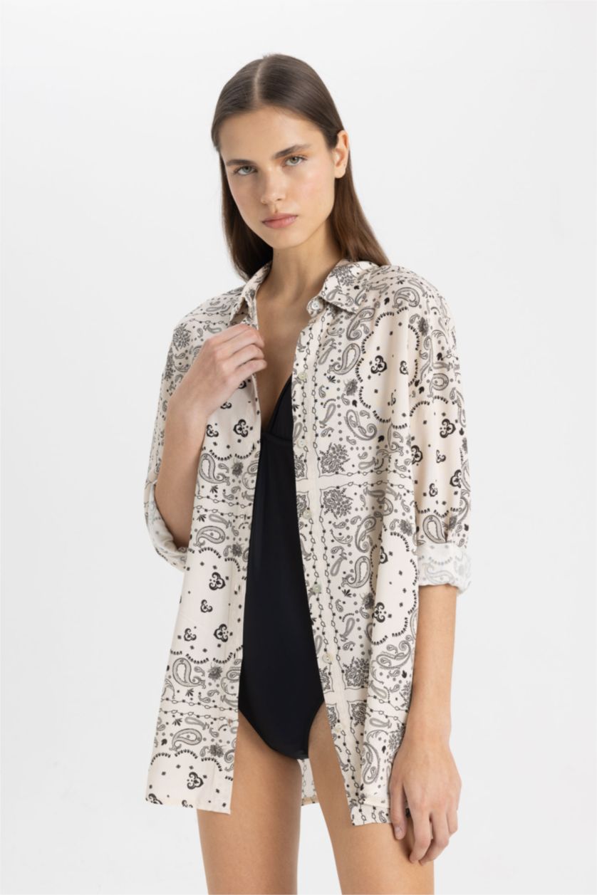 Women Ecru Beachwear