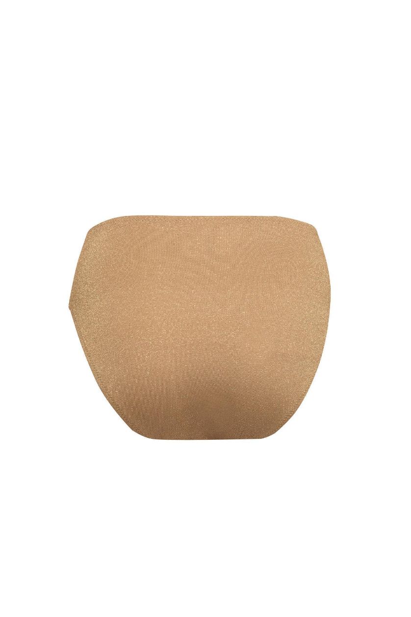 نساء أصفر كلوت بكيني قماش لامع قصة عادية من Fall In Love