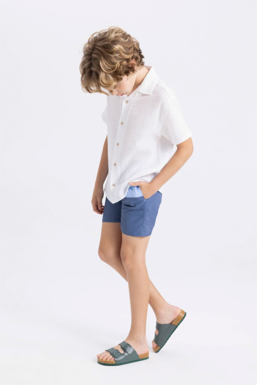 BOYS & TEENS Blue Boy Swim Shorts