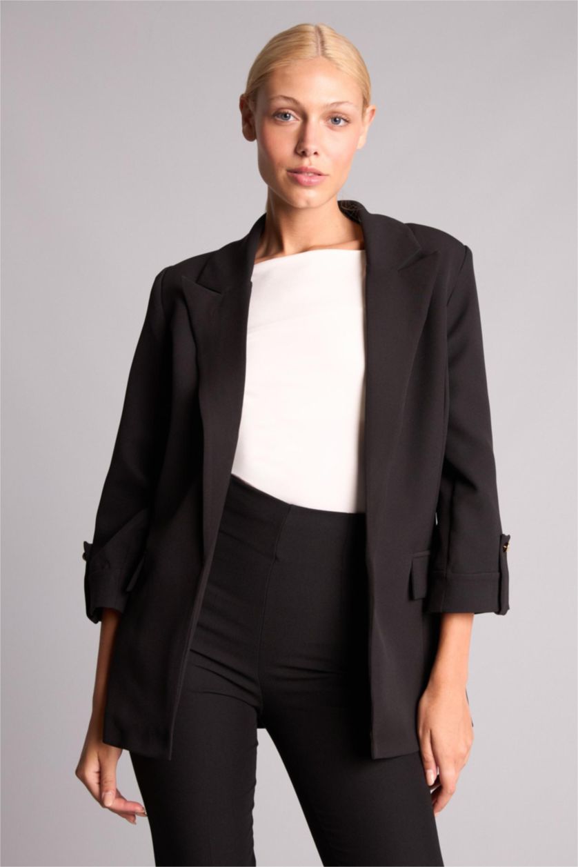نساء أسود Oversize Fit Blazer