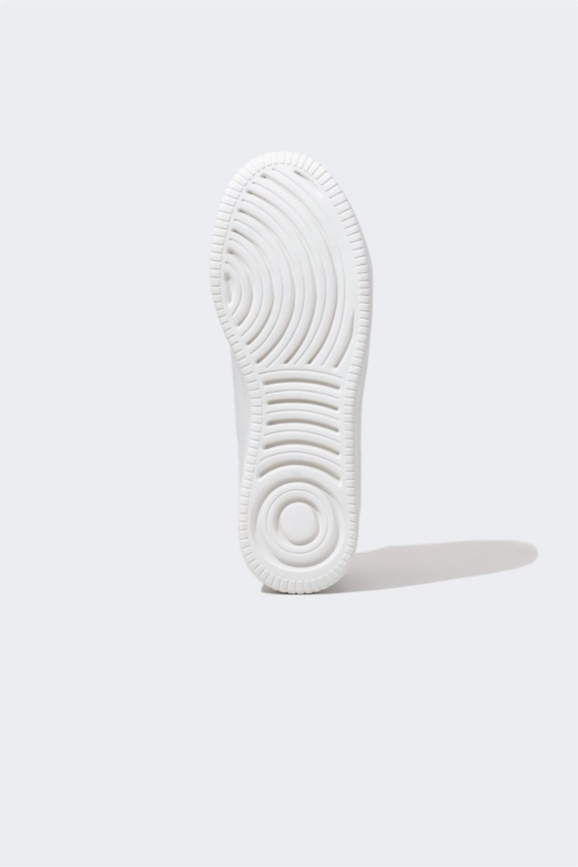 رجالي أبيض (000) حذاء يومي رجالي جلد صناعي بكعب سميك