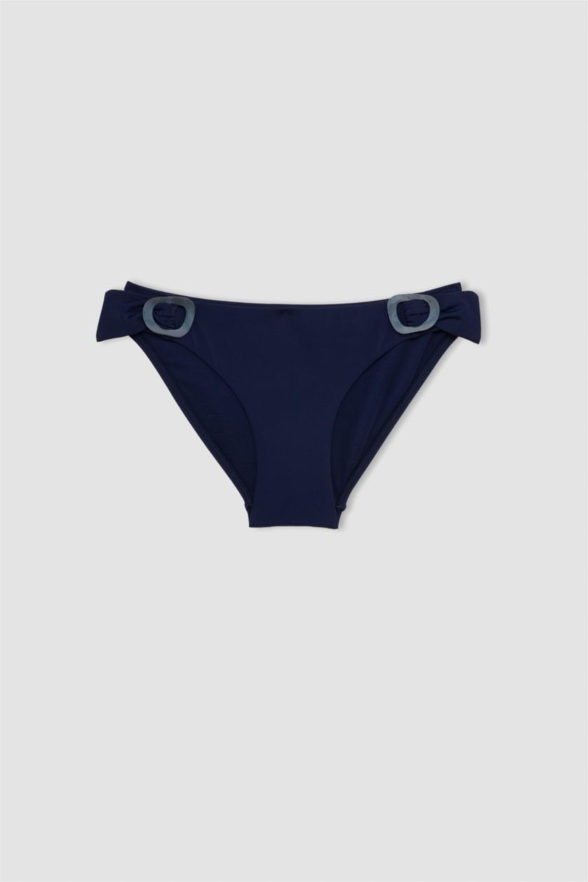 Woman NAVY Ayje x DeFacto Buckle Bikini Bottom